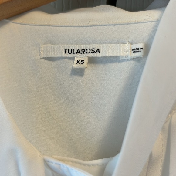 Pre-loved Tularosa Fit & Flare White Mini Dress Sz Xs - Picture 4 of 7